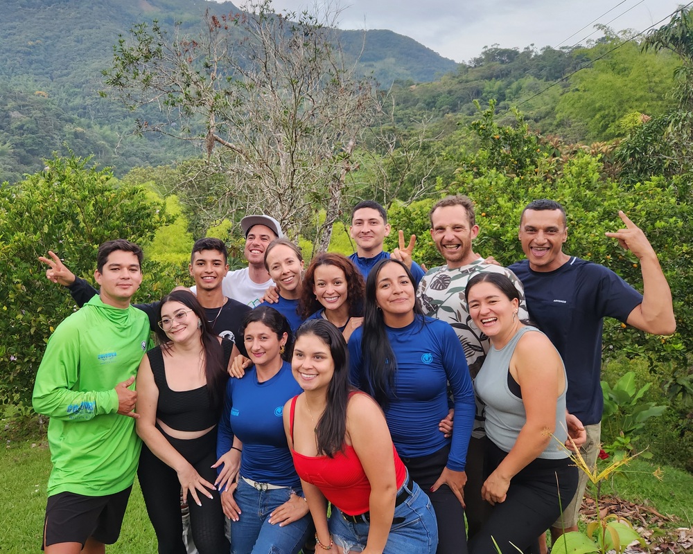 Expedition Colombia team in action