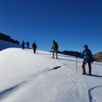 View of the Nevado Santa Isabel Glacier