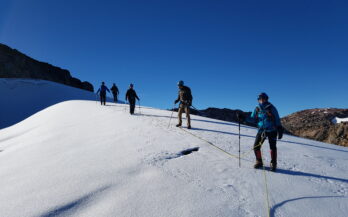 View of the Nevado Santa Isabel Glacier