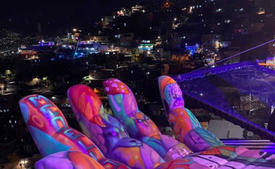 Viewpoints in Comuna 13, Medellín, offering stunning panoramic views of the city and illustrating the neighborhood's blend of urban culture and natural beauty