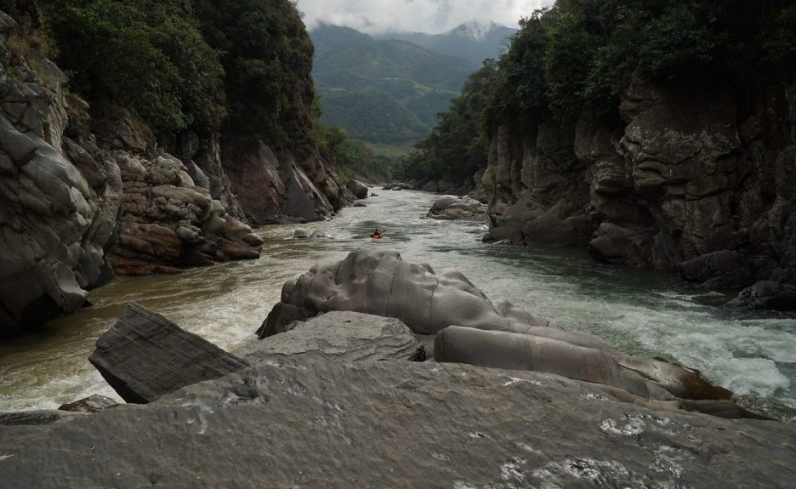 confluence river colombia