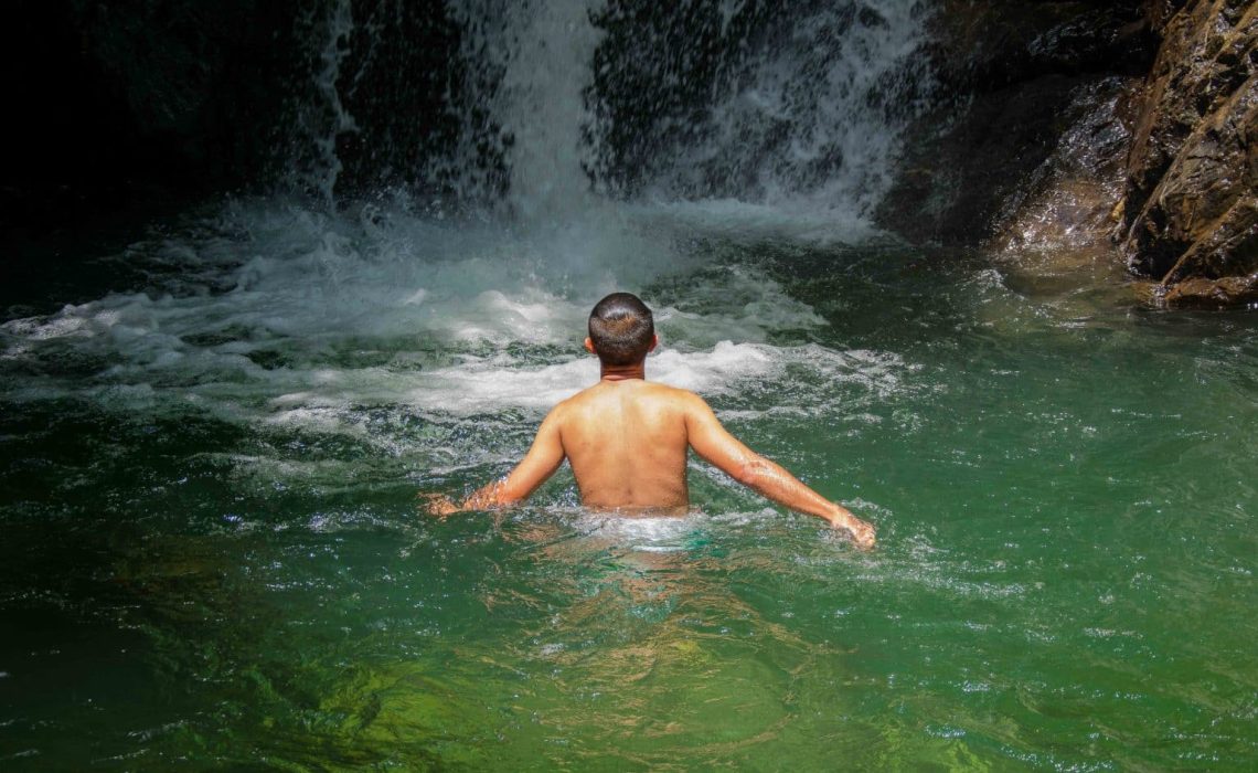 waterfall swim cocoa tour colombia