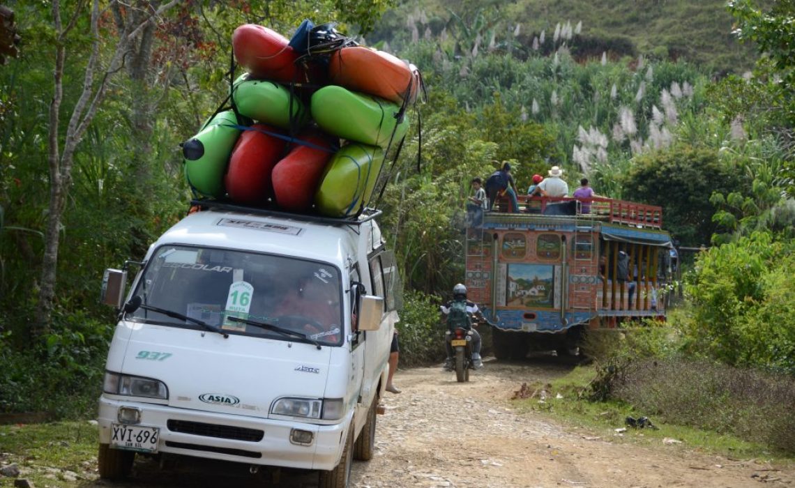 cars and kayaks