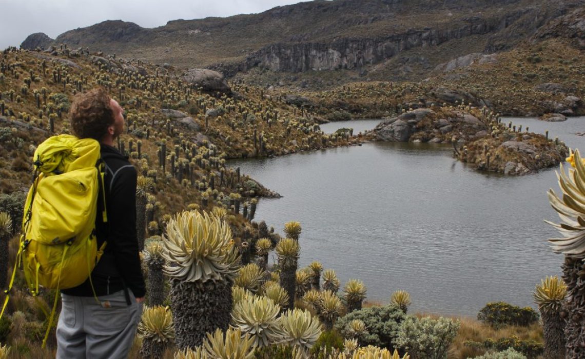 lake mountains paramo colombia