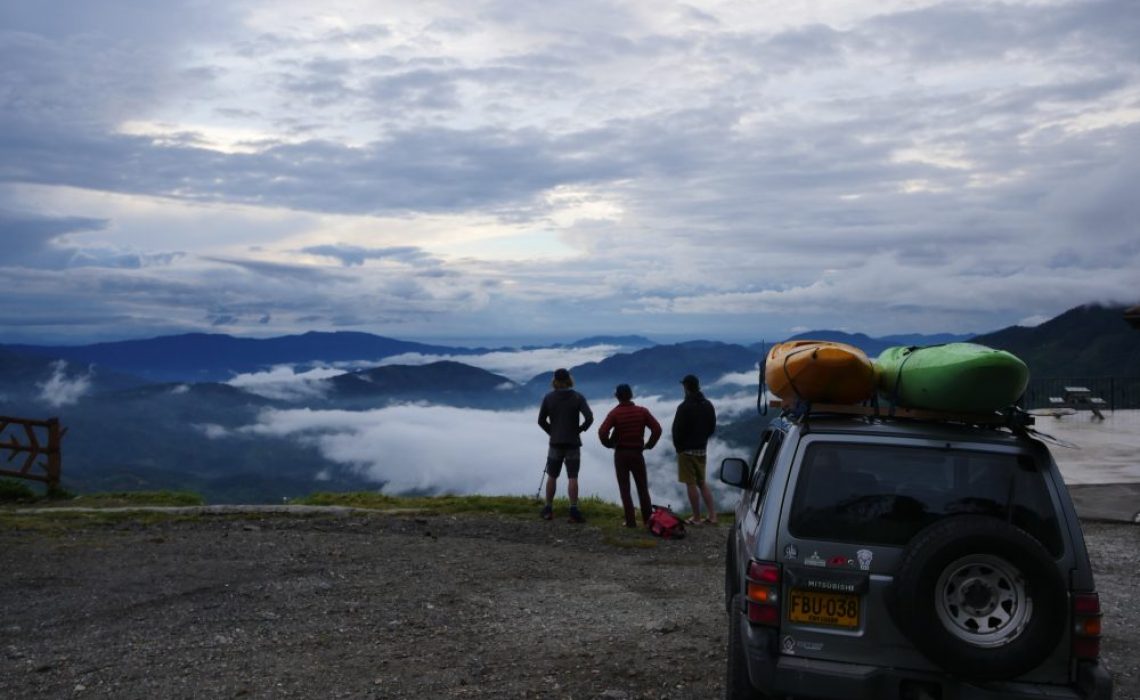 car mountain kayak