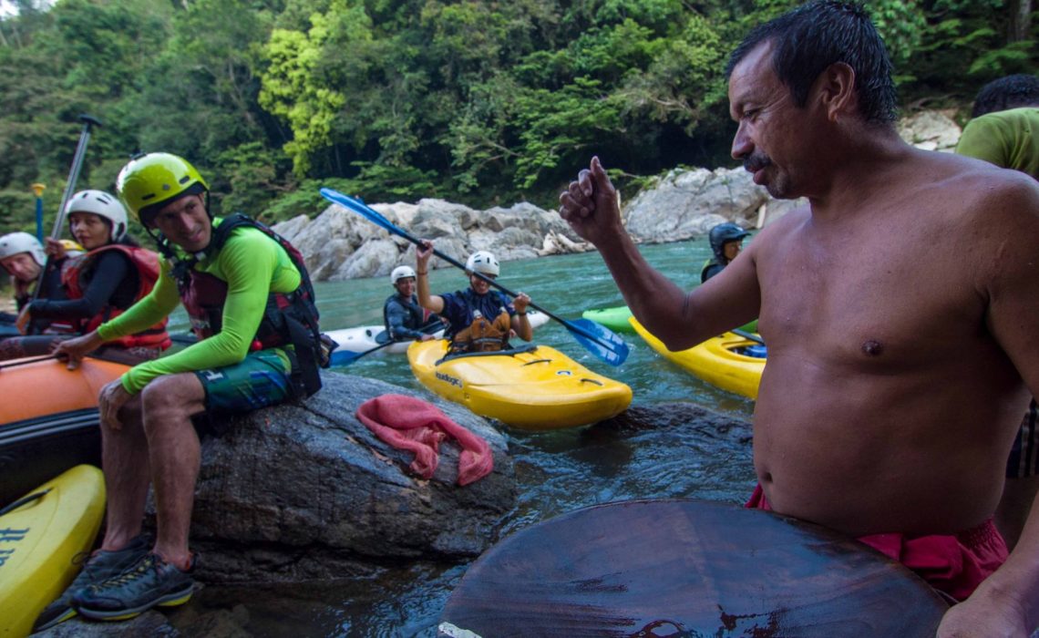 kayak goldminer river colombia