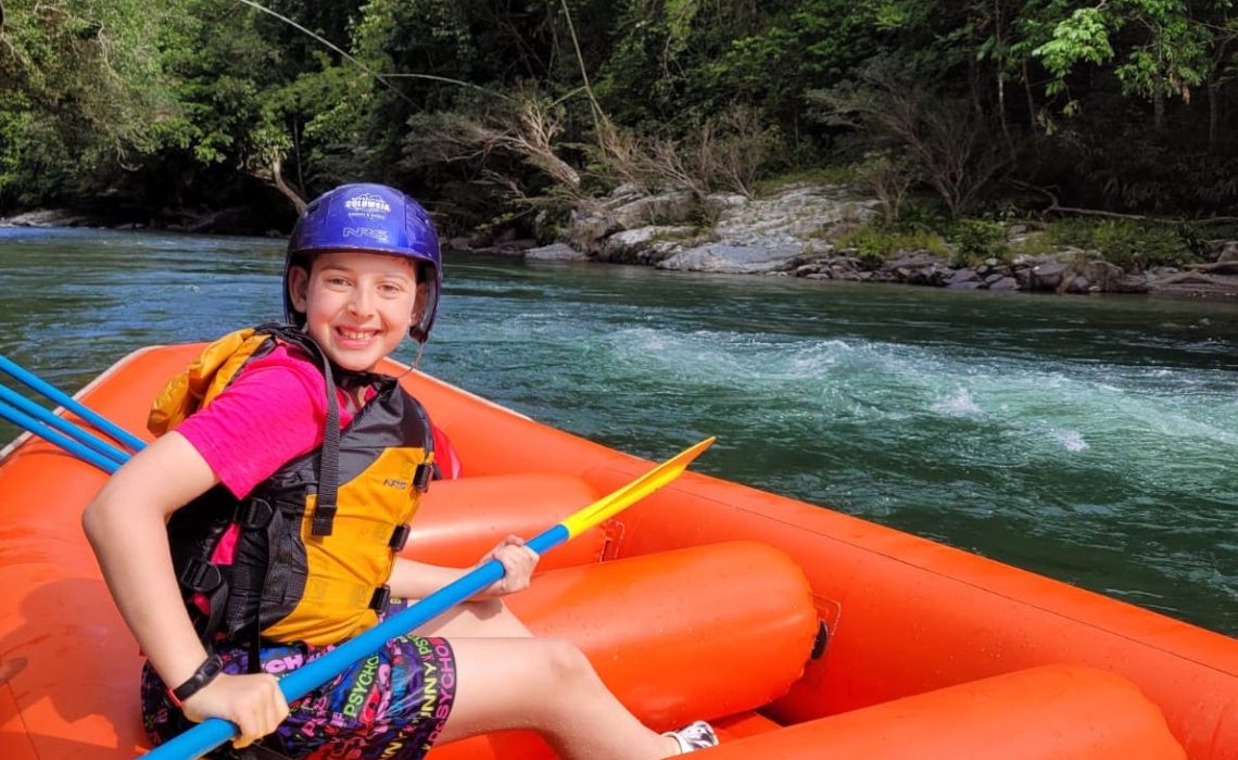 Santo domingo rafting kids family