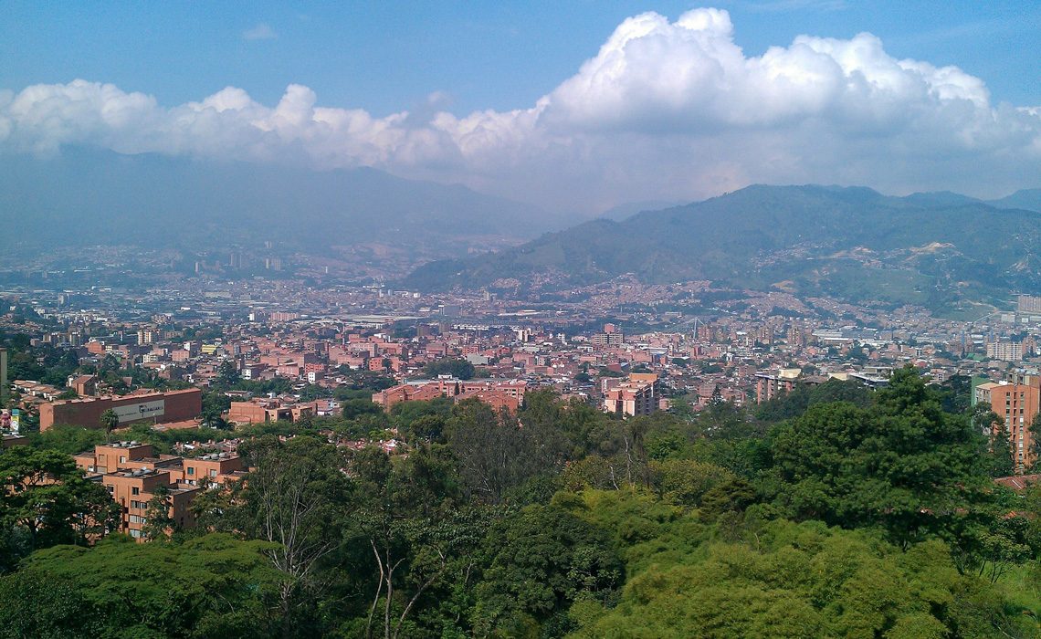 medellin view mountains antioquia