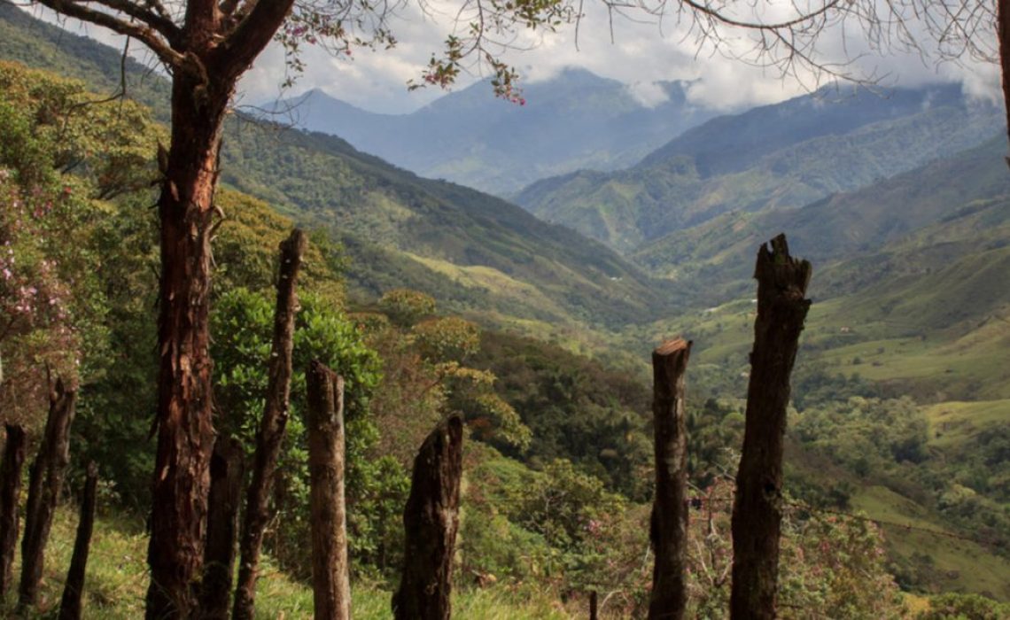 mountain colombia countryside