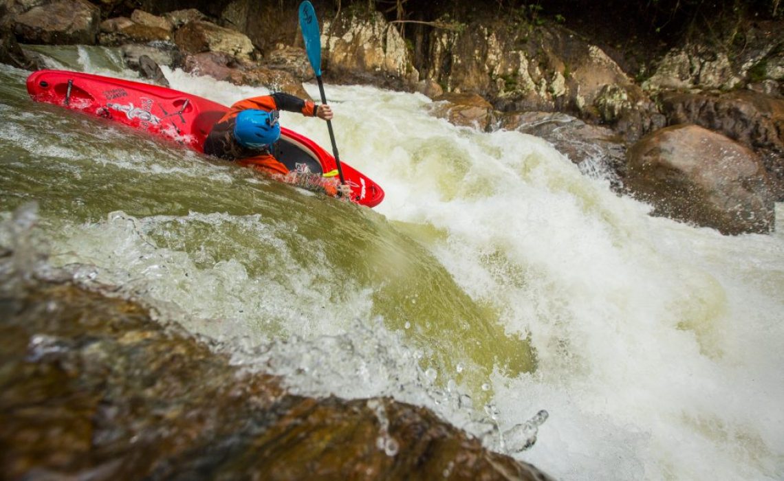 kayak rapids river colombia