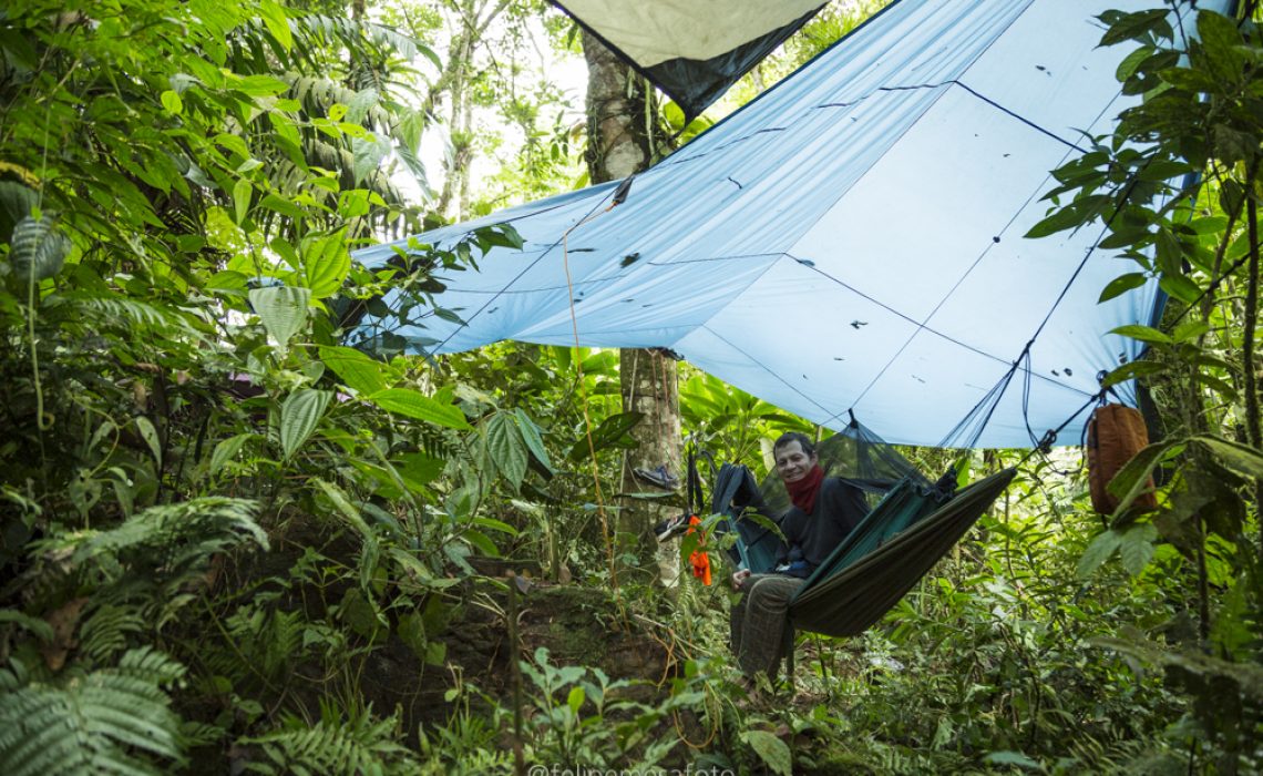 hammock colombia jungle river trek rafting