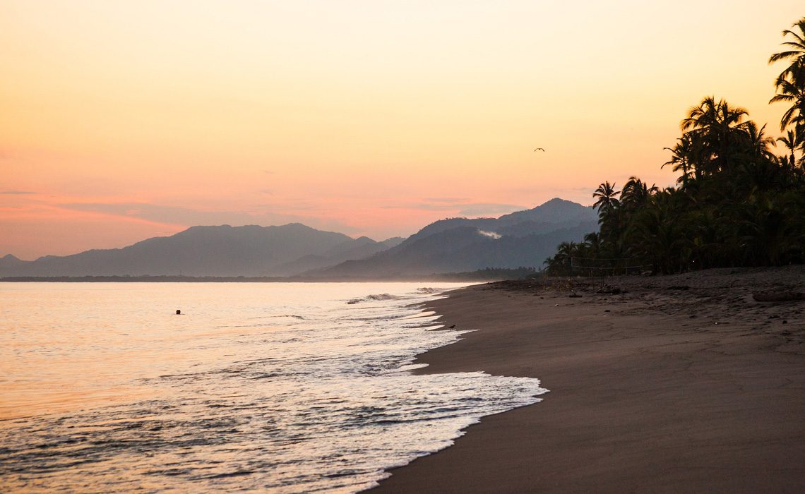 Beach near tayrona